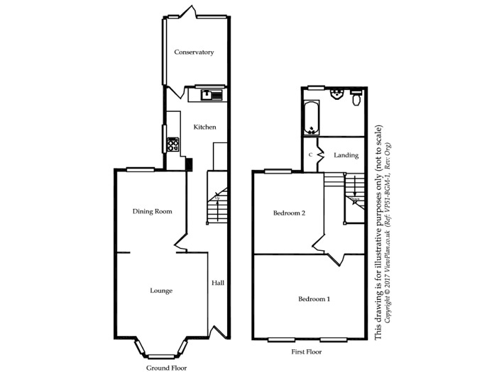 Floorplan of Salop Street, Penarth, CF64 1HH